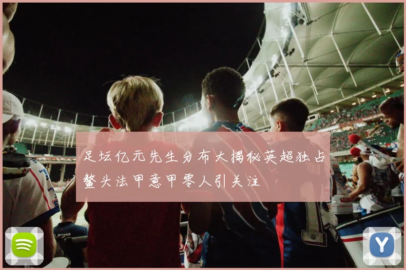 足坛亿元先生分布大揭秘英超独占鳌头法甲意甲零人引关注