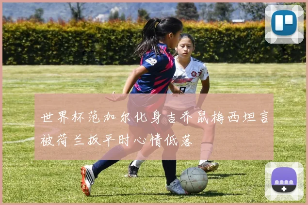 世界杯范加尔化身吉乔鼠梅西坦言被荷兰扳平时心情低落