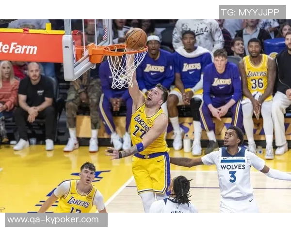 东契奇上半场狂砍32分助力湖人领先森林狼5分进入下半场